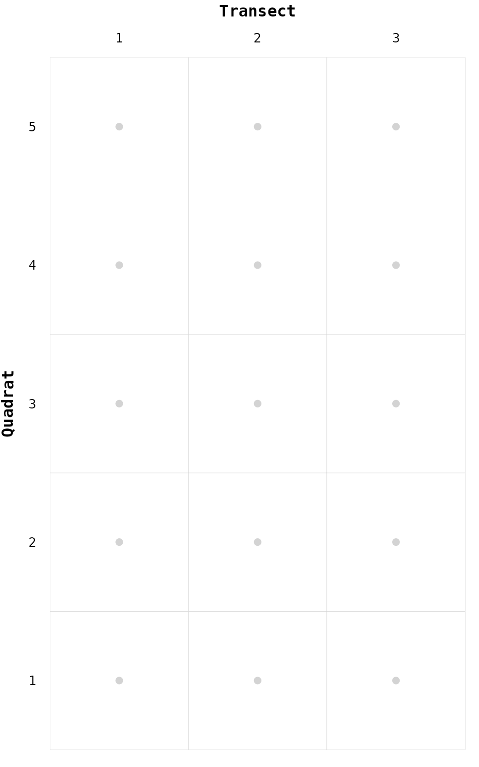 Figure 5. Sampling survey as a chessboard